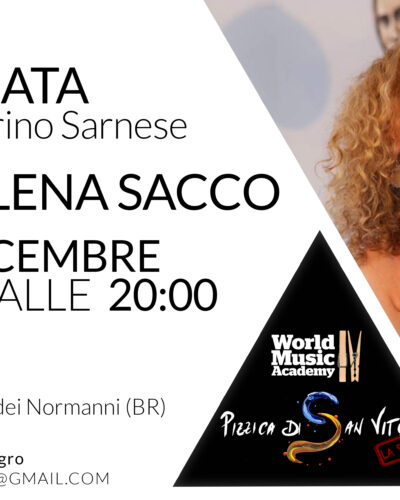 Stage di Tammurriata con Selena Sacco a San Vito dei Normanni