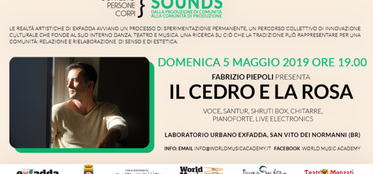 ContestoPersoneCorpi, Fabrizio Piepoli, World Music