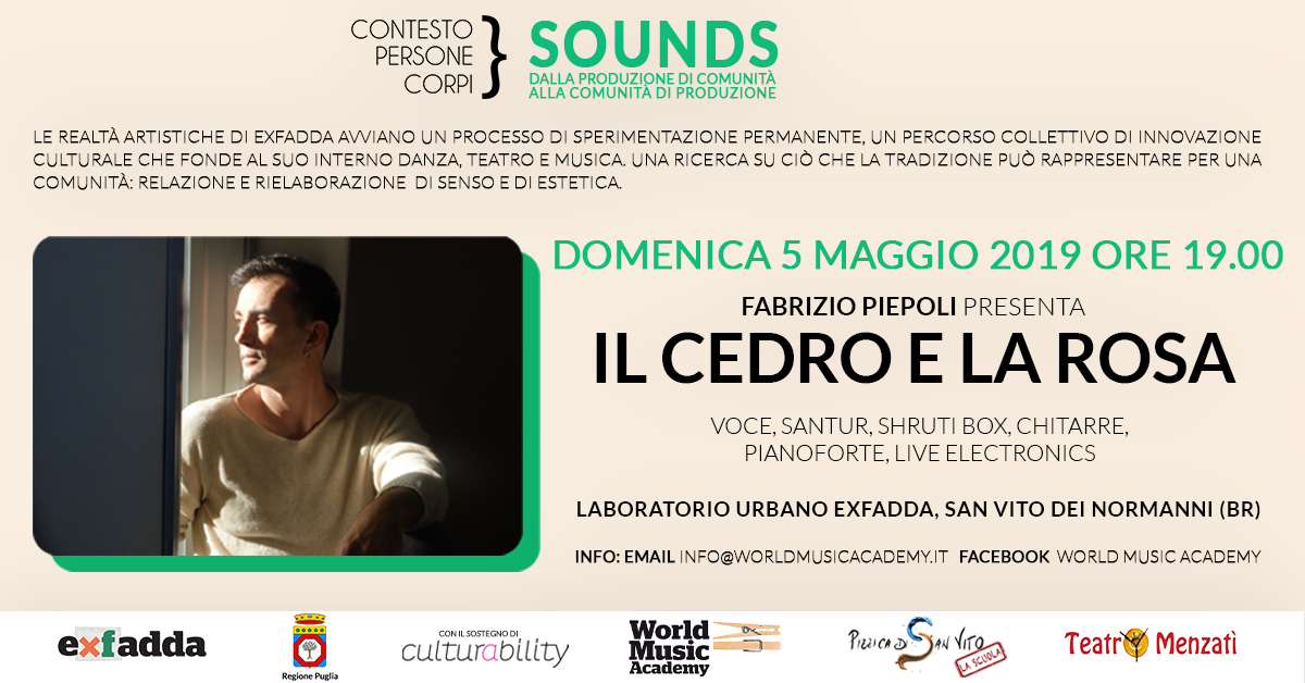 ContestoPersoneCorpi, Fabrizio Piepoli, World Music