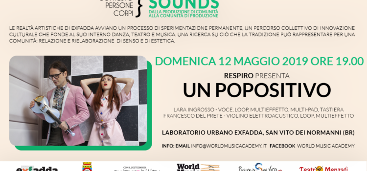 ContestoPersoneCorpi, Sounds, Respiro, Un POPositivo, World Music