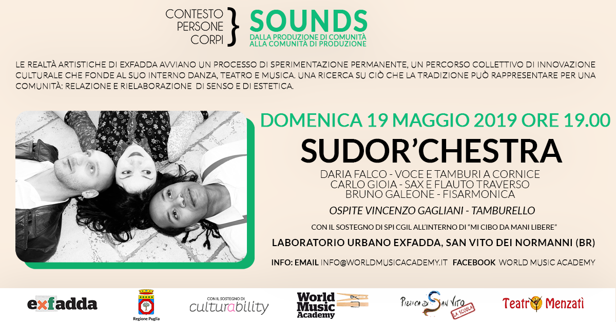 ContestoPersoneCorpi, World Music, Sounds, Sudor'chestra