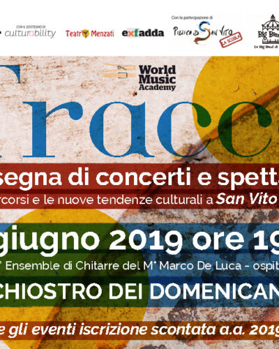 Tracce – 16 giugno 2019 ore 19:30