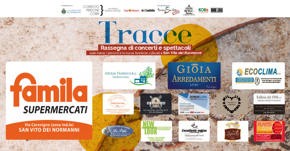 Tracce, sponsor, comunità