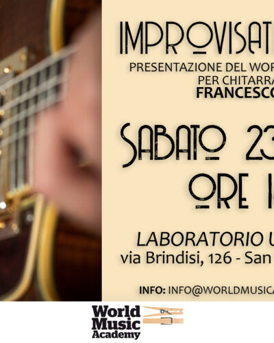 Open Day – Improvisation Concept con Francesco Bellanova