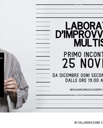 Laboratorio d’improvvisazione multistile a cura del M° Carlo Gioia