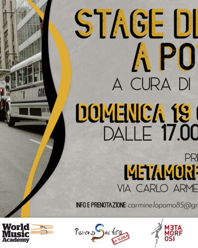 Stage di pizzica a Potenza
