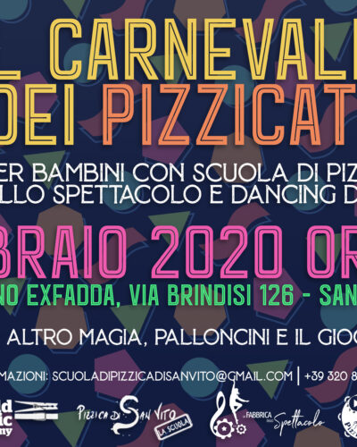 Il carnevale dei pizzicati – Festa a ballo per bambini