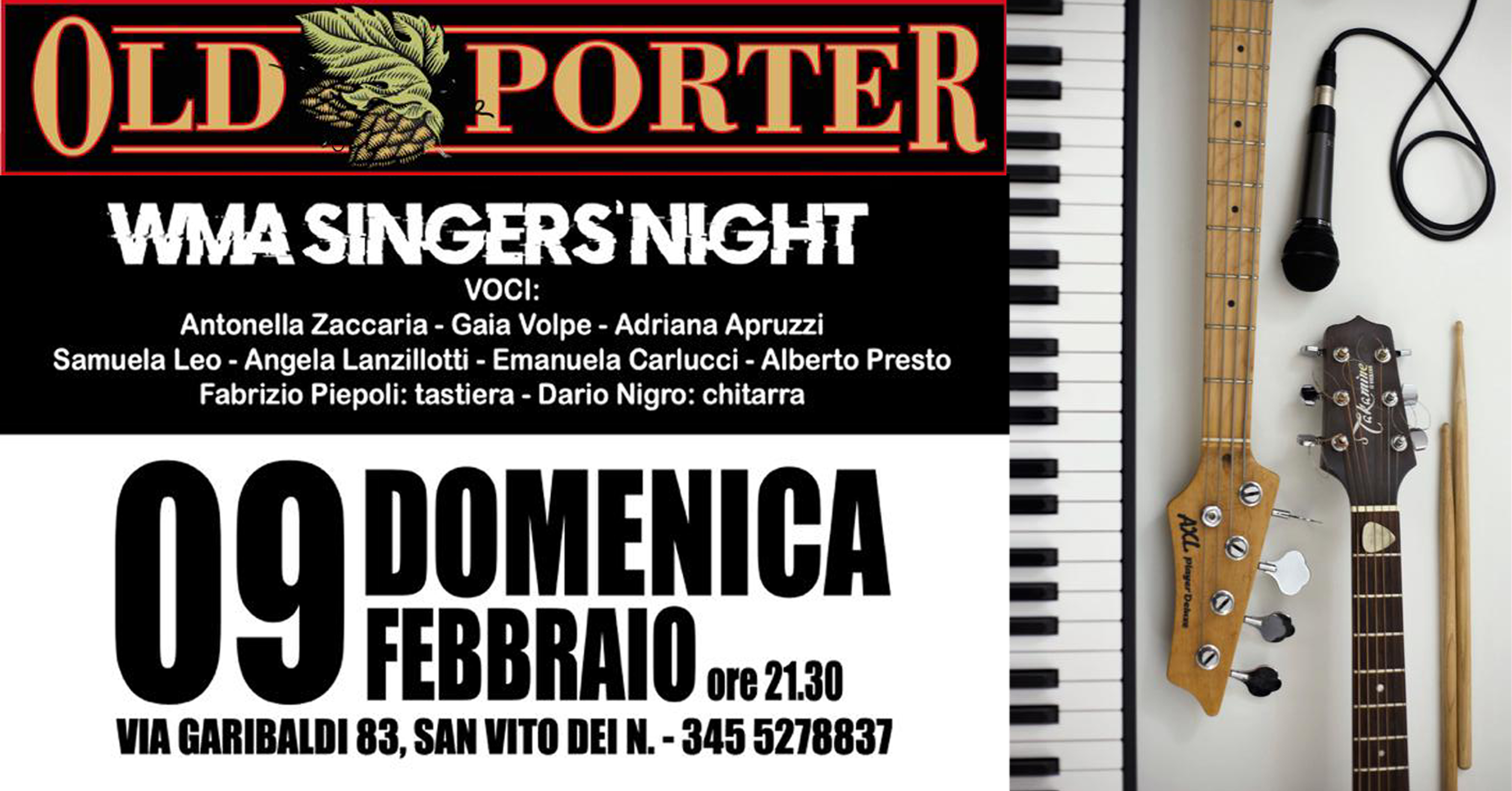 Singer, concert, canto, concerto, fabrizio piepoli, old porter, allievi