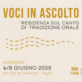 Voci in Ascolto, il programma della terza edizione (4-8 giugno 2025)