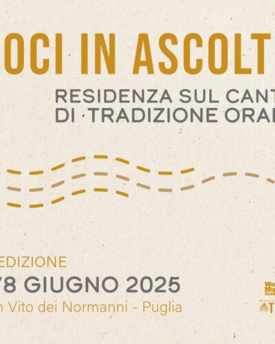 Voci in Ascolto, il programma della terza edizione (4-8 giugno 2025)