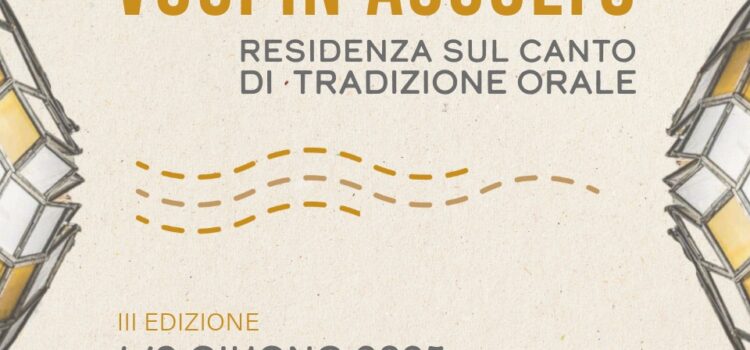 Voci in Ascolto, il programma della terza edizione (4-8 giugno 2025) Voci in Ascolto, il programma della terza edizione (4-8 giugno 2025)