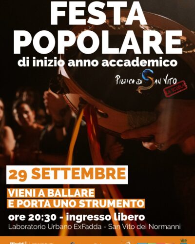 Festa di inizio anno della Scuola di Pizzica di San Vito