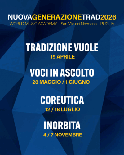 NGT 2026: da Tradizione Vuole al ritorno delle residenze artistiche