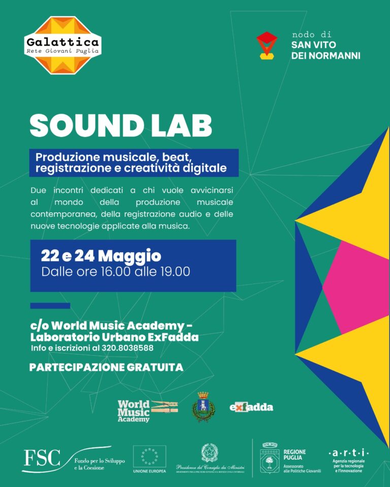 Sound Lab. Produzione, beat, registrazione e creatività digitale