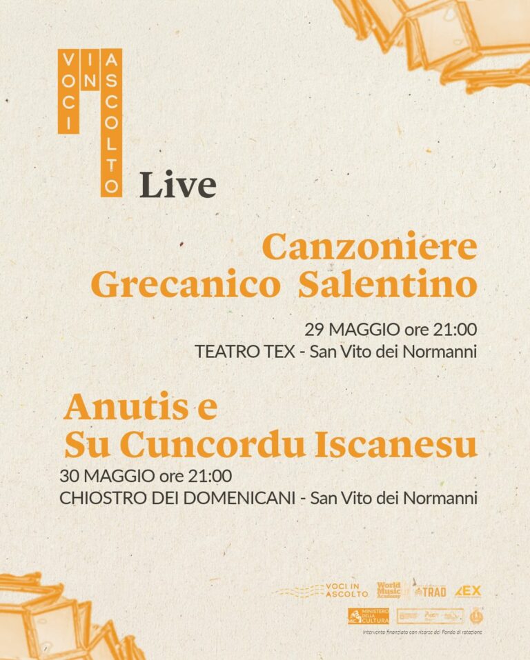I live di Voci in Ascolto 2026